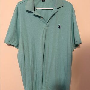U.S. Polo Assn. Men's Polo Shirt in Aqua